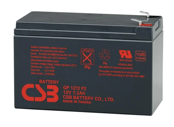 CSB GP1272 12V 7.2 Ah Akü